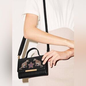 New aldo montbretia Crossbody Bag with Leopard and Star Accents
